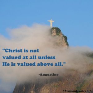 Augustine Christian Quote Christ - Valued