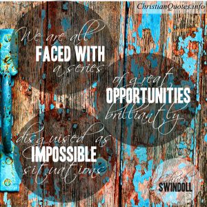 Chuck Swindoll Quote -