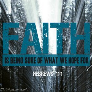 Hebrews 11:1 Bible Verse -