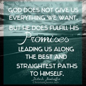Dietrich Bonhoeffer Quote -