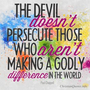 Paul Chappell Quote - the Devil