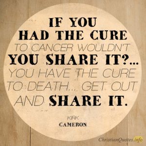 If you had the cure to cancer wouldn’t you share it