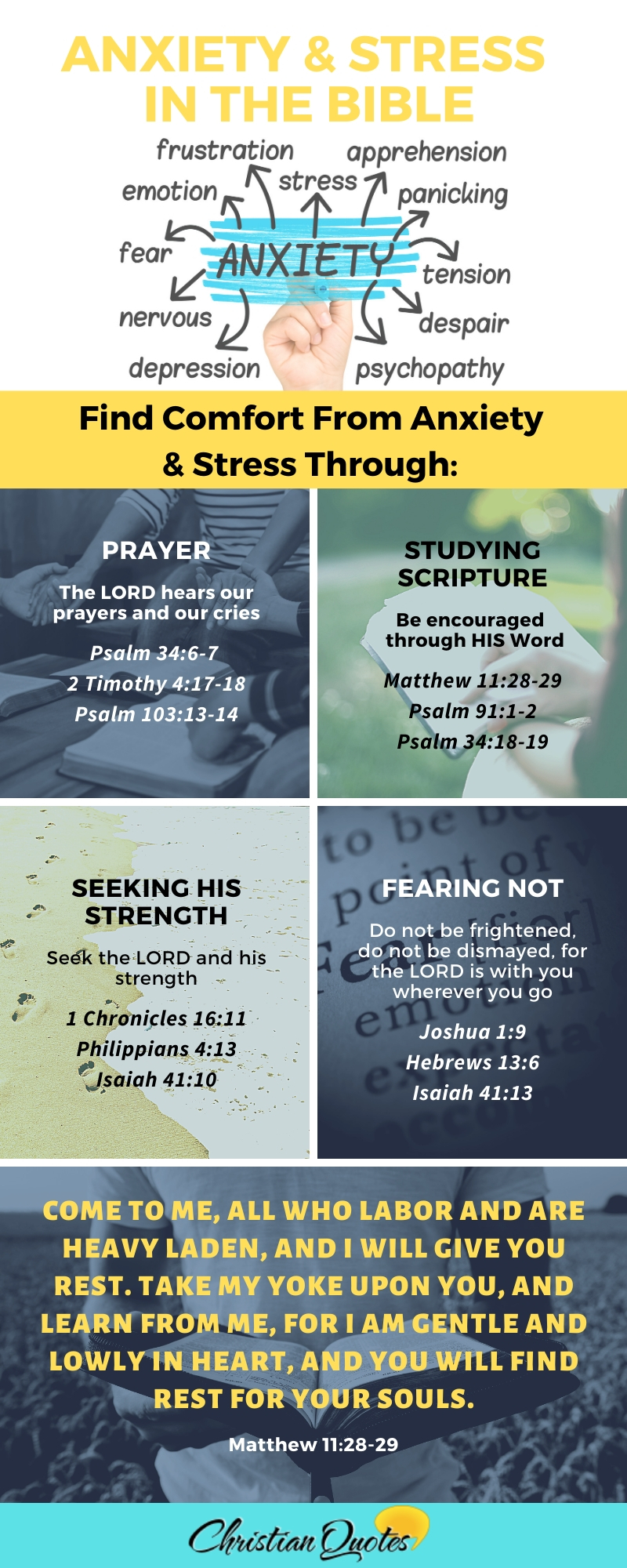 12 Bible Verses For Those Suffering From Anxiety And Stress