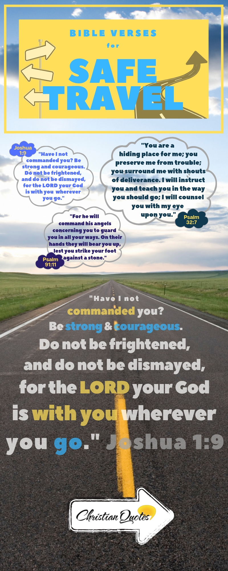safe travel bible verses