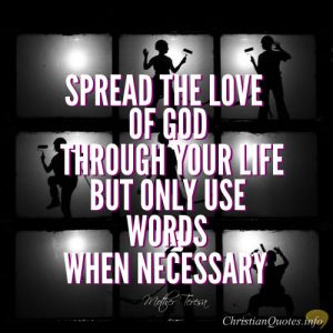 Mother Teresa Christian Quote -